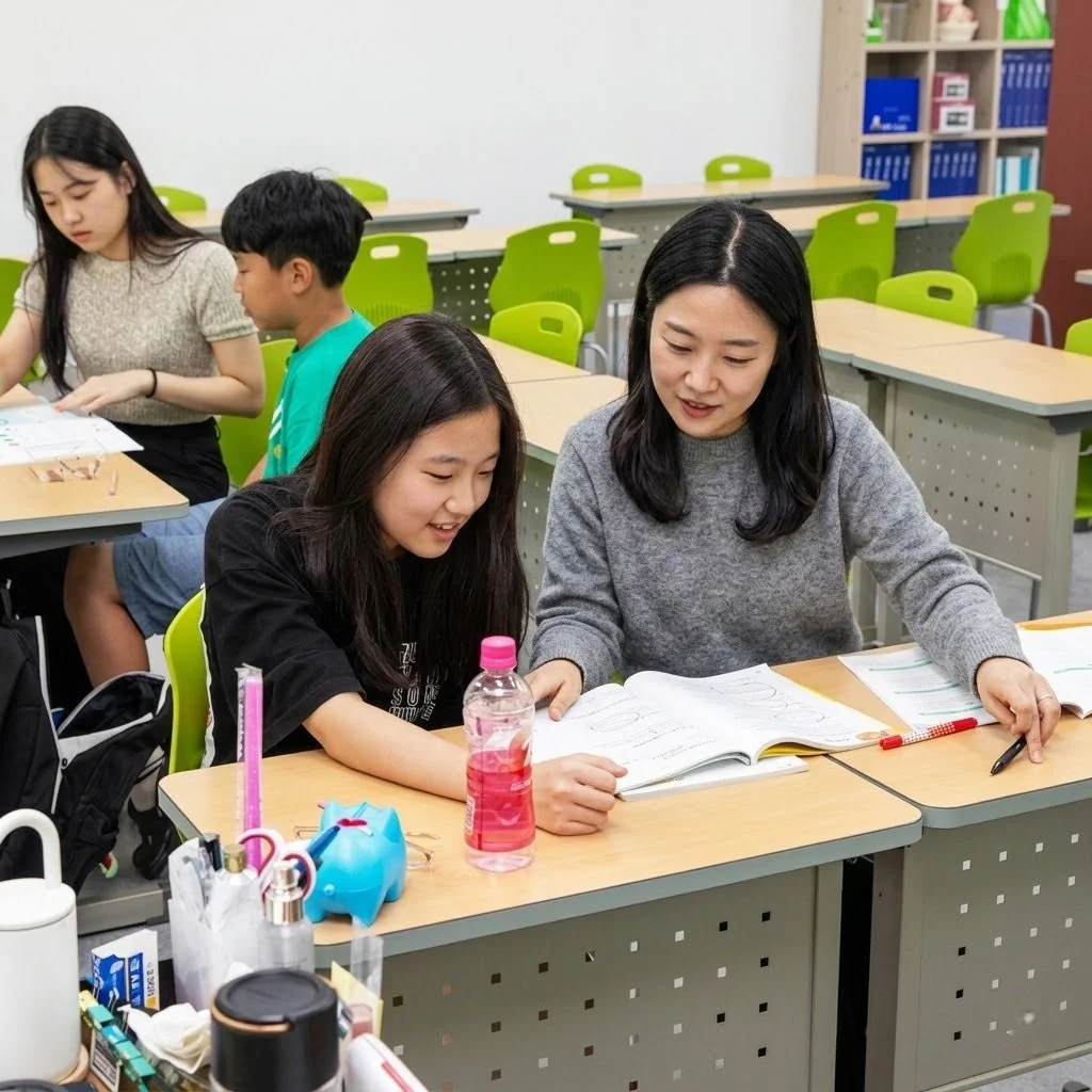 초지동 고2 수학학원 내부 사진